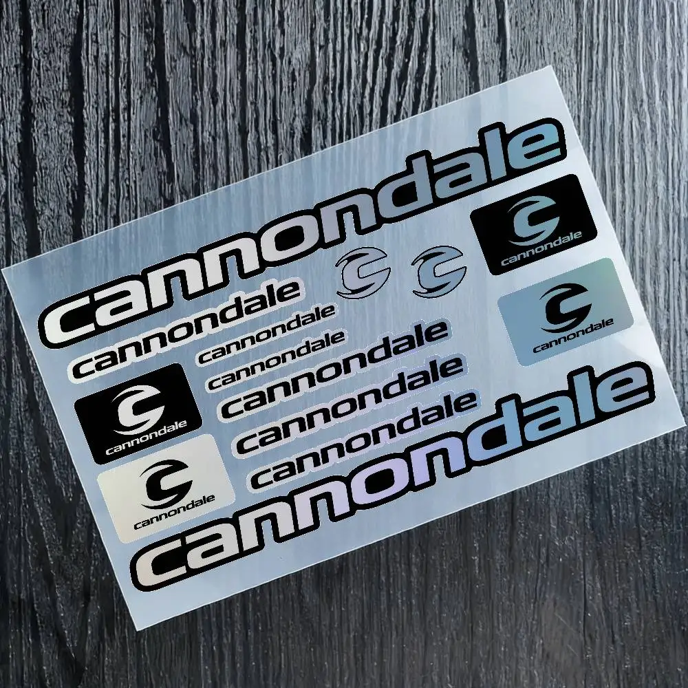 

Лазерные светоотражающие наклейки для мотоциклов Cannondale, водонепроницаемые виниловые наклейки для мотоциклетного шлема, топливного бака, велосипеда