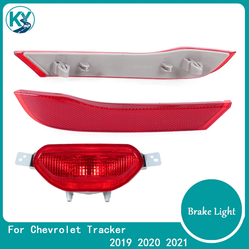 

For Chevrolet Tracker 2019 2020 2021 Rear Bumper Reflector Light Warning Lamp Brake Lamp Tail Light Car Accessories