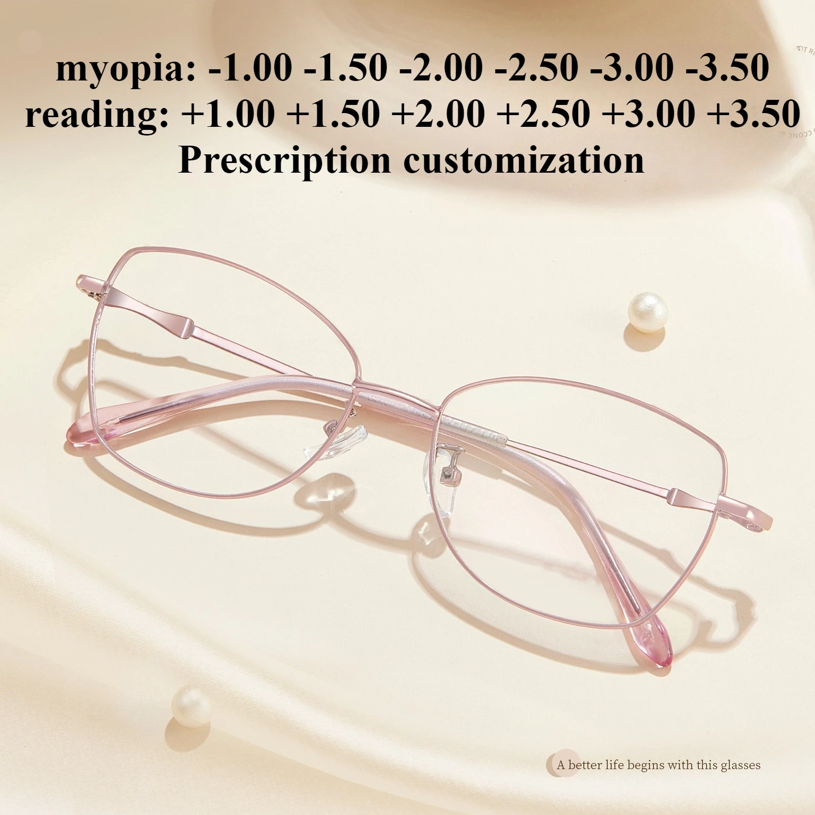 

Сверхлегкие женские полнокадровые ретро очки «кошачий глаз» 52 мм, оправа для очков по рецепту, очки для чтения с защитой от синего света + 2,00