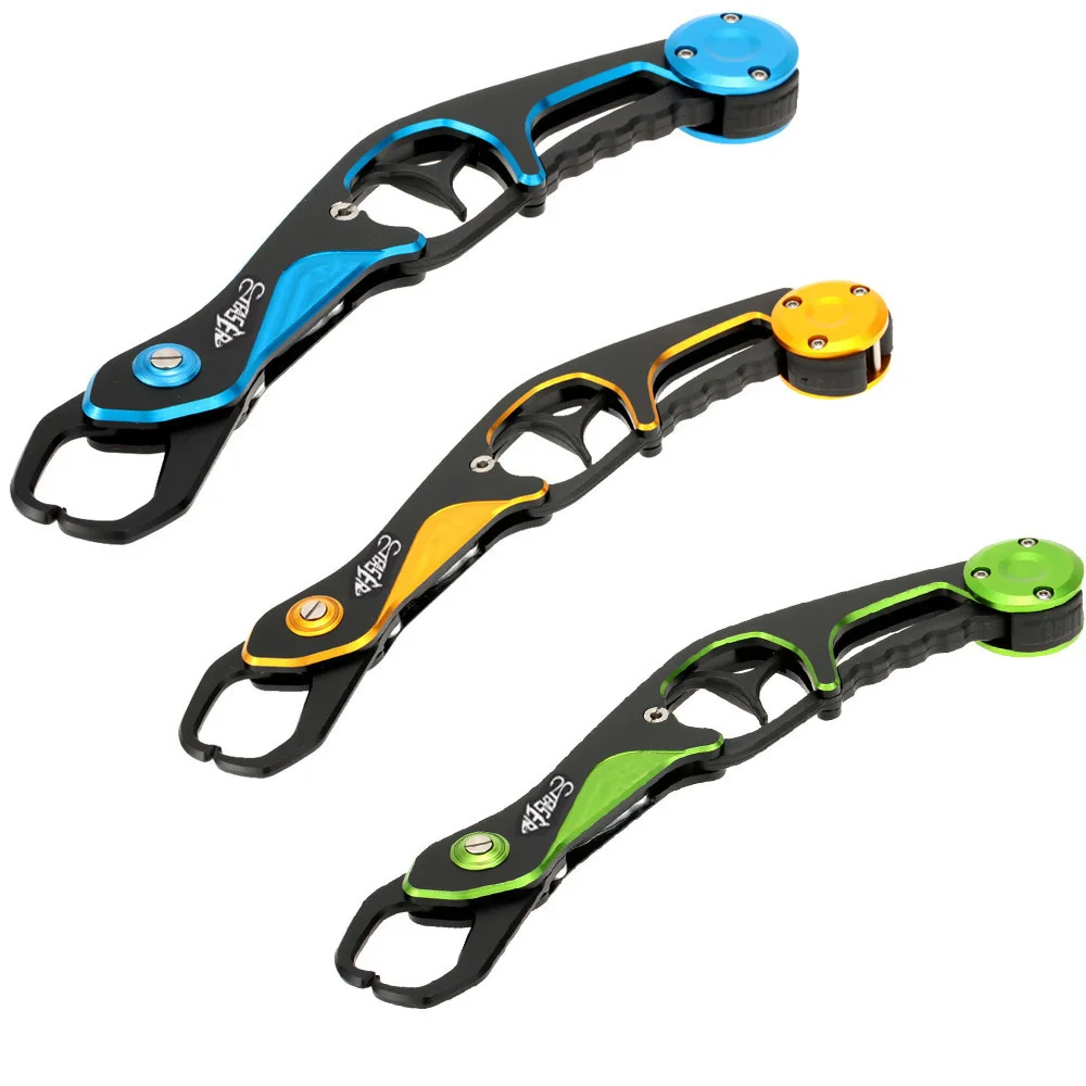 

New Grip Folding Aluminum Alloy Fishing Tongs Lip Grip Fish Hook Removal Controller Fishing Tackle Tools