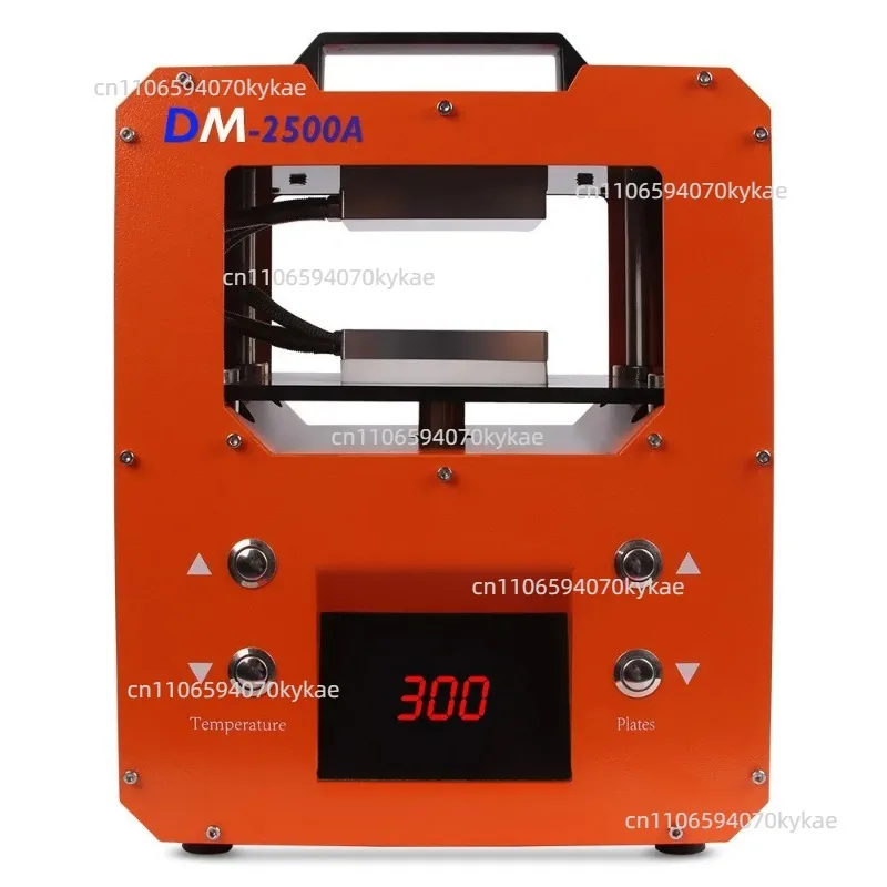 DM-2500A Semi-Automatic Heat Press Machine, 240-320W Dual Voltage 110V/220V Heating Press Equipment