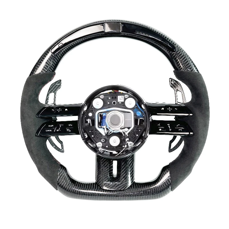 

Custom LED Carbon Fiber Steering Wheel Car Steering Wheel for Mercedes C Class G Class E Class GLE GLC GT W205 204 213 W222