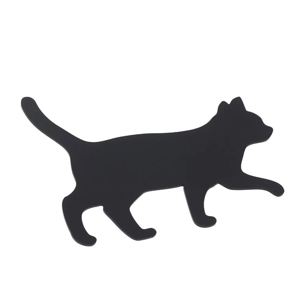 Cute Cat Night Light Cat Silhouette Cat Shadow Wall Decor Lamp Voice Activated Battery Operated Wall Light Home