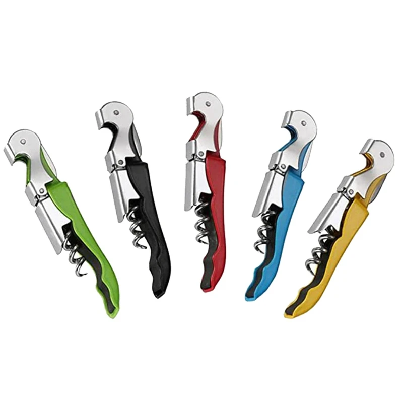 15 Pack Corkscrew Heavy Duty Wine Opener Set With Foil Cutter And Bottle Opener Wine Key For Waiters,Home