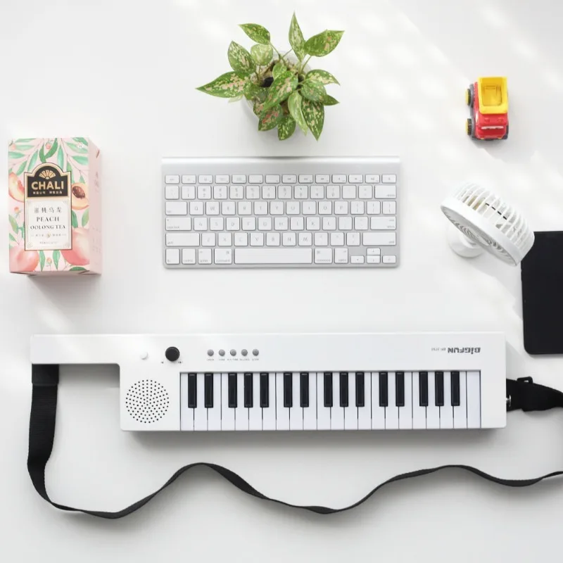 Electronic Piano 37 Keys Children Beginners Practice Interest Cultivation Electronic Organ Creative Gift Toy Musical Instrument