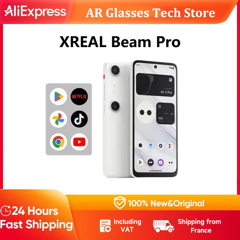 Xreal Beam Pro Version mondiale avec Google Play Nreal Beam boîte de Projection 3DoF pour lunettes XREAL Air, Air2 Air2 Pro AR