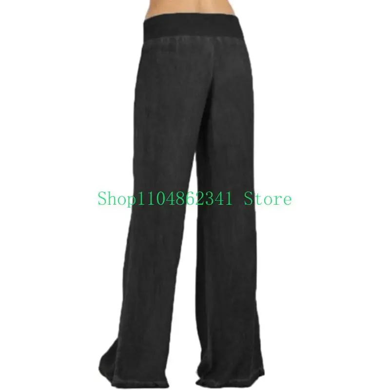 5ASD WOMENS Elastico Elastico Elastico Middle Middle pantaloni cargo Solido gamba larga gamba casual sciolte sciolte