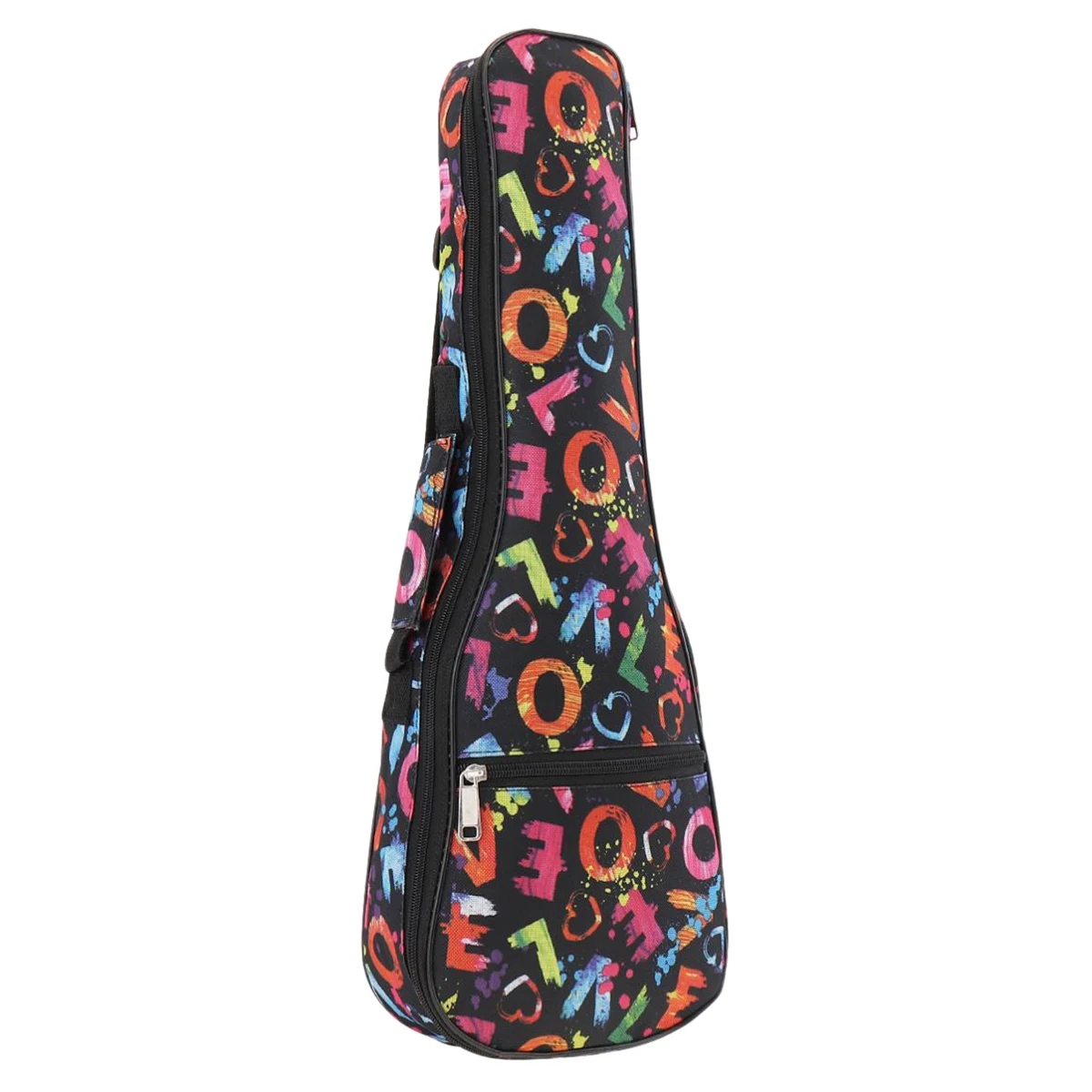 21 Inch Portable Ukulele Bag 10mm Sponge Soft Case Gig Ukulele Mini Guitar Waterproof Backpack,Multicolor C