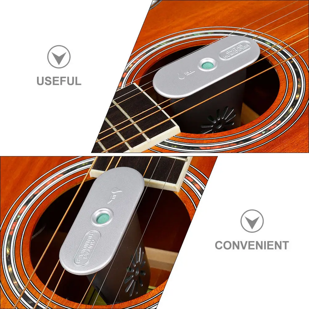 Acoustic Guitar Humidifier for Sound Hole – Reusable Sponge, Easy Storage, Durable Flexible Instrument Care