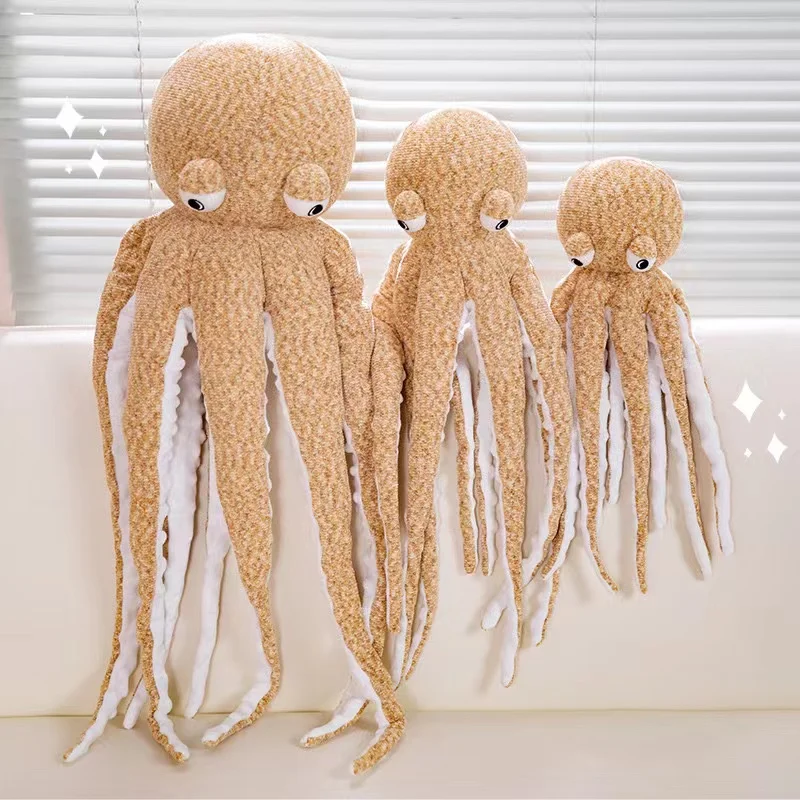 

Octopus Plush Toy Cute Simulation Stuffed Animal 40cm 60cm 80cm Options Soft Pillow Great Christmas Thanksgiving Gift