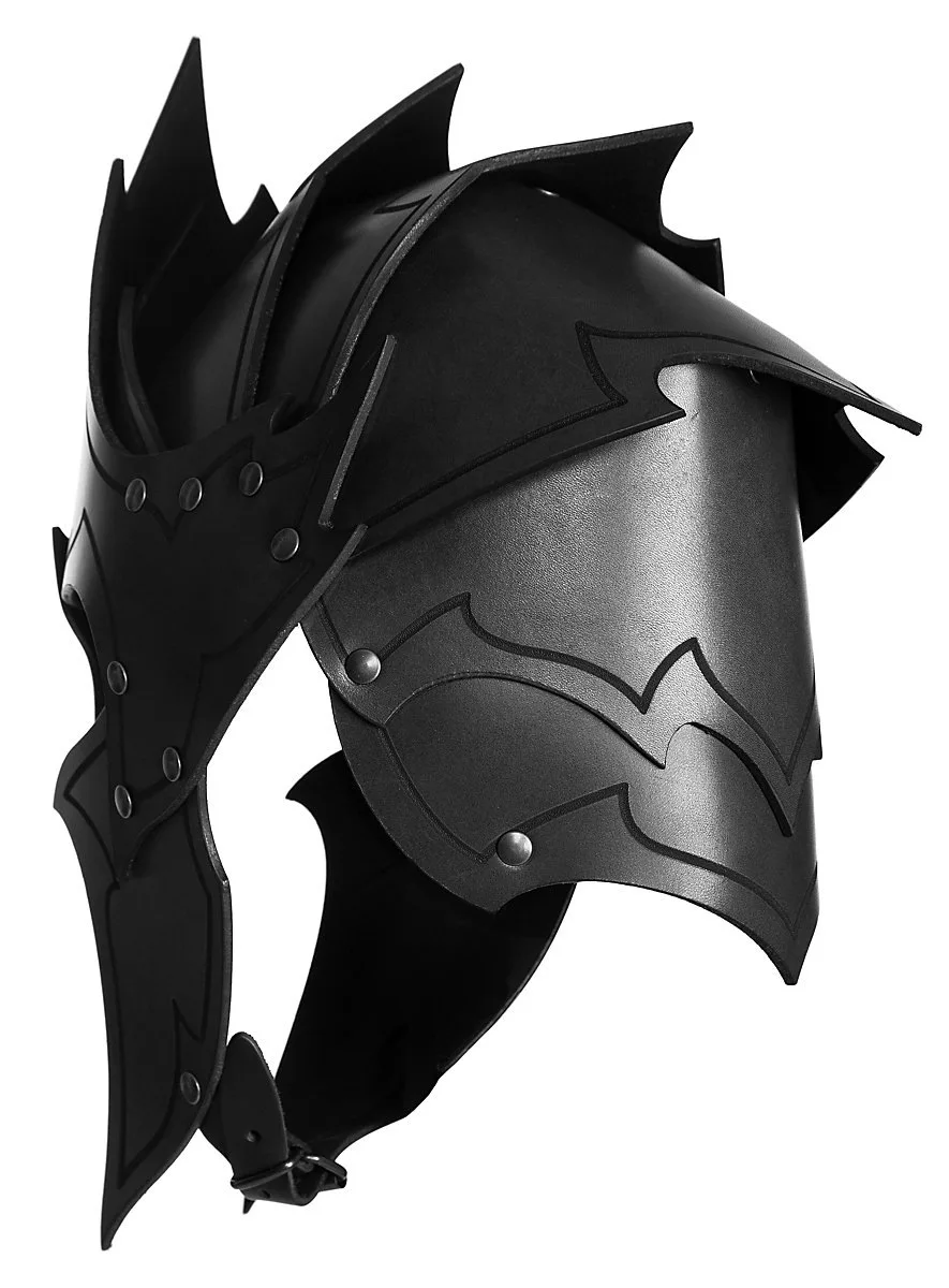 مضحك الجلود الكتف درع الماس على شكل قناع نورس فايكنغ القرون الوسطى تأثيري الأداء الدعامة