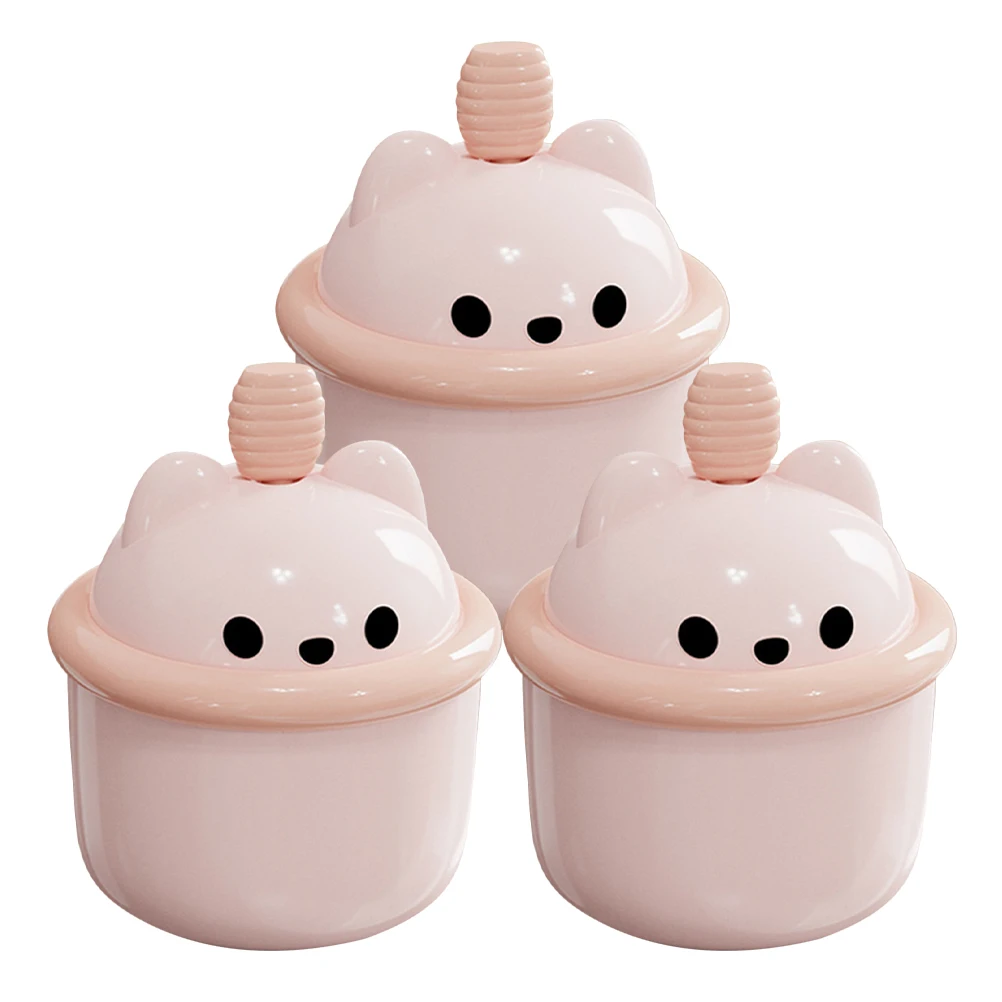 

3 Pcs Pink Facial Cleanser Foams Maker Portable Bubble Small Size Wash Face Foam Bottle For Skincare Tools Bath Foam