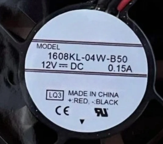 Brand New Original 1608KL-04W-B50 Y10 DC 24V 0.13A 40X40X20Mm 2-Wire Cooling Fan Fast Delivery