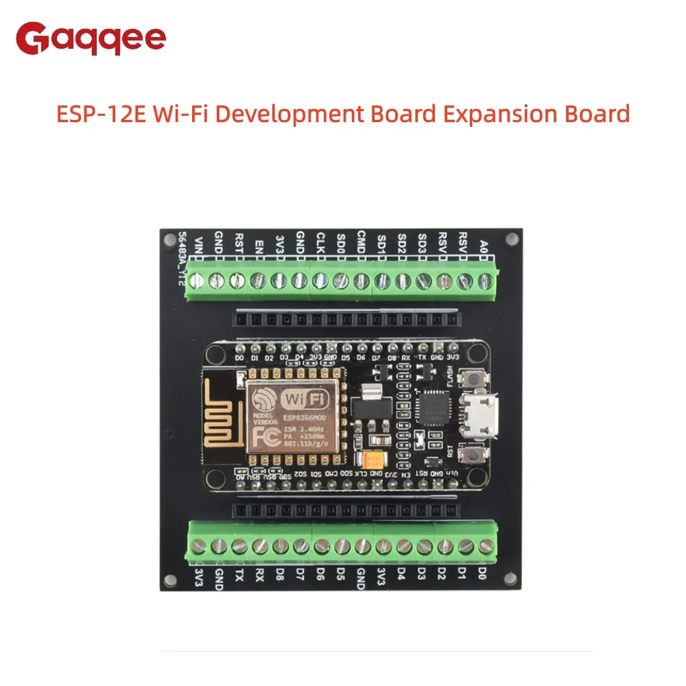 Nodemcu Lua V2 ESP8266 ESP-12E لوحة تطوير WiFi ESP8266 لوح تمديد متوافق مع لوحة توسيع NODEMCU V2 GPIO