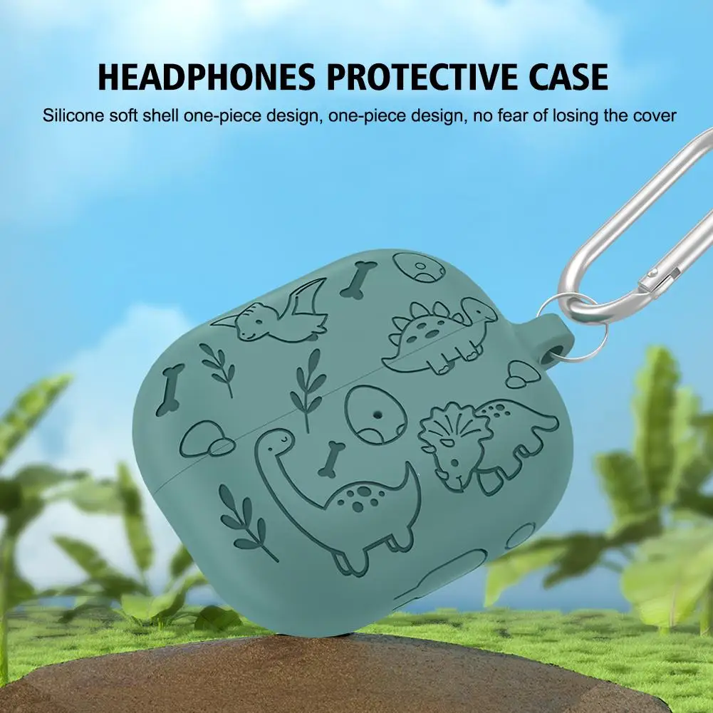 For Samsung Galaxy Buds3/Buds3 Silicone Protective With Shock Pattern 3D And Plug Absorption Dust Engraving Case Resistance D8O8