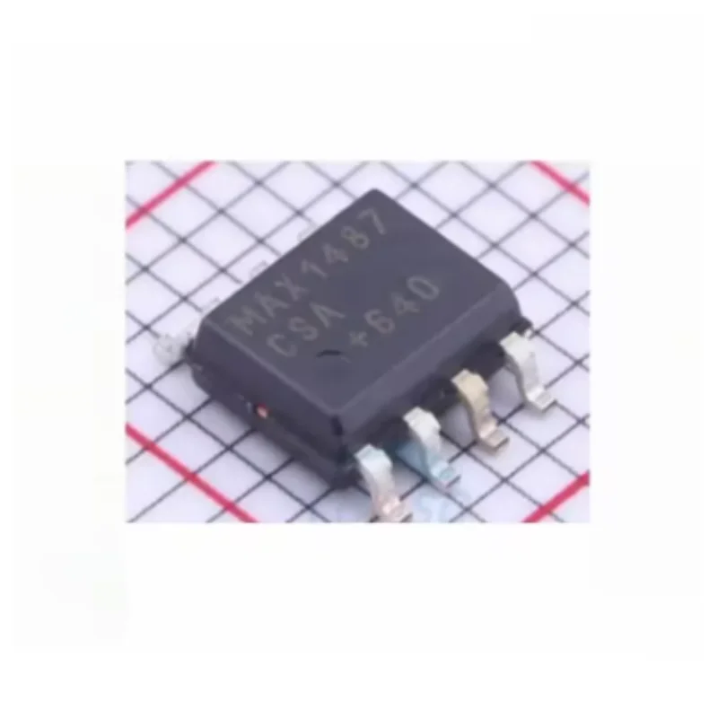 10PCS MAX1487ESA Half‑Duplex RS‑485 RS‑422 Transceiver Low‑Power Interface IC SOIC‑8 SMD Chip
