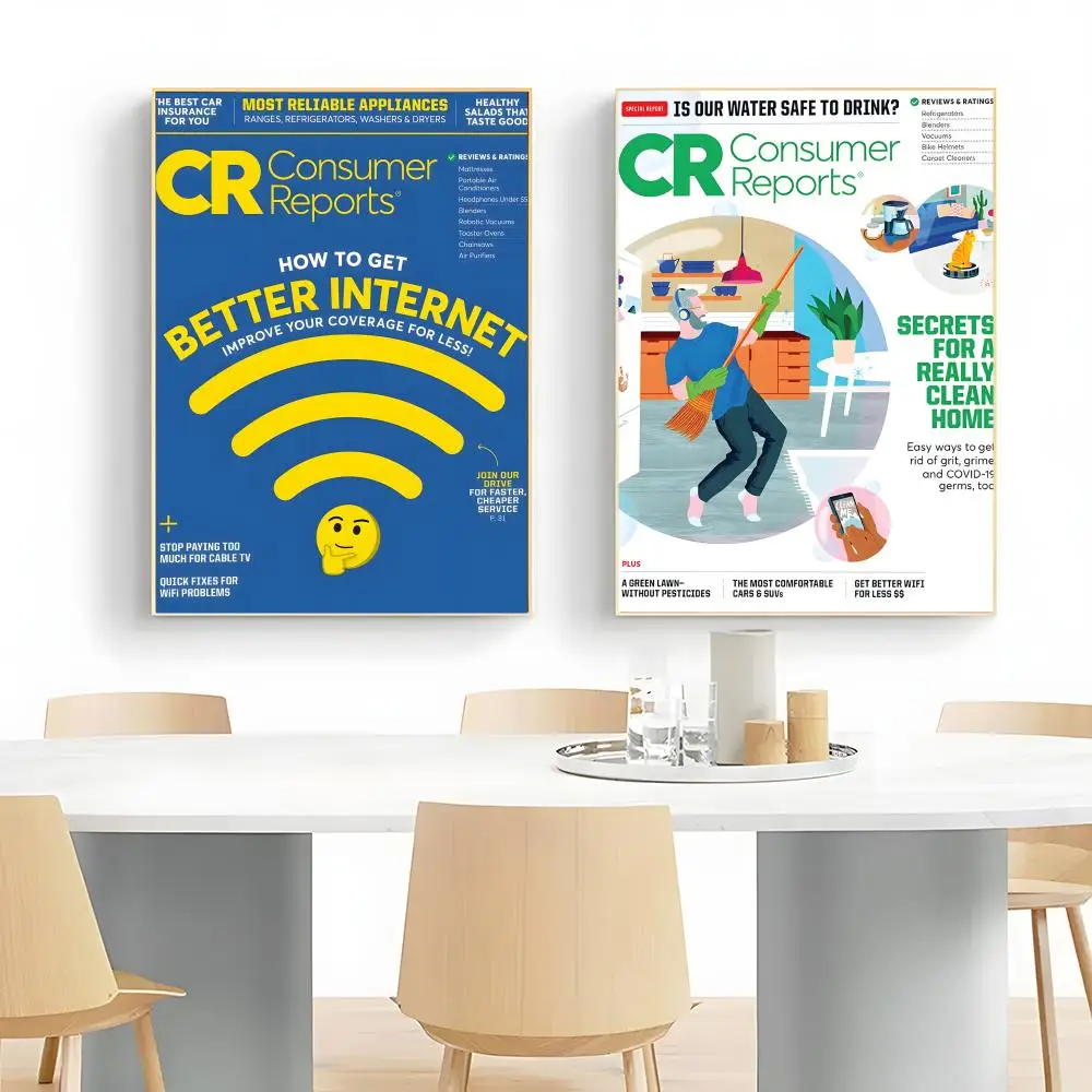 Consumer Magazine Consumer Reports Poster Wall Art Print Decorative Mural Home Decor Gift Unframed