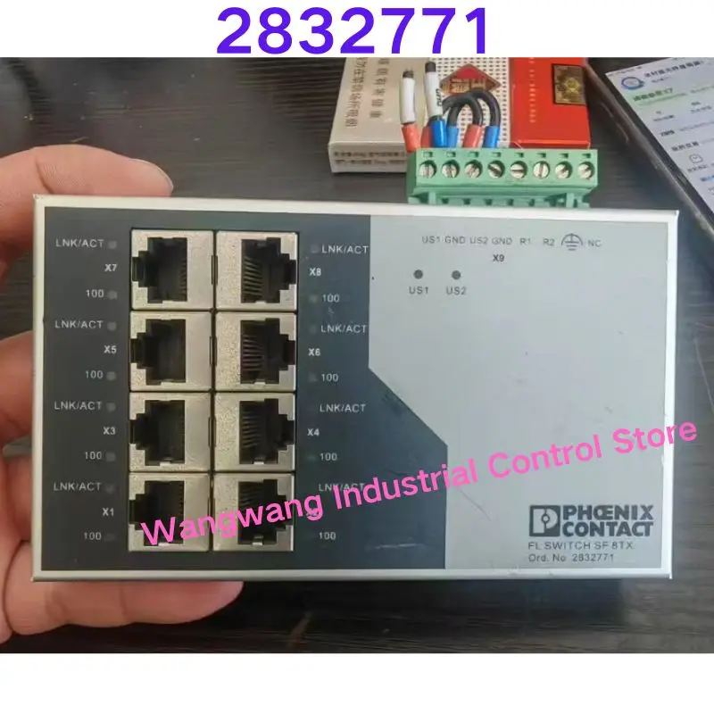 Second-hand test OK , Industrial Ethernet  Switch FL SWITCH SF 8TX Order Number 2832771