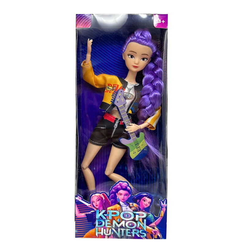 

Коллекционные фигурки HotToys: Аниме-персонажи K-pop, фигурки-игрушки «Охотники на демонов», красивые куклы-принцессы Руми, Мира, Зои для девочек