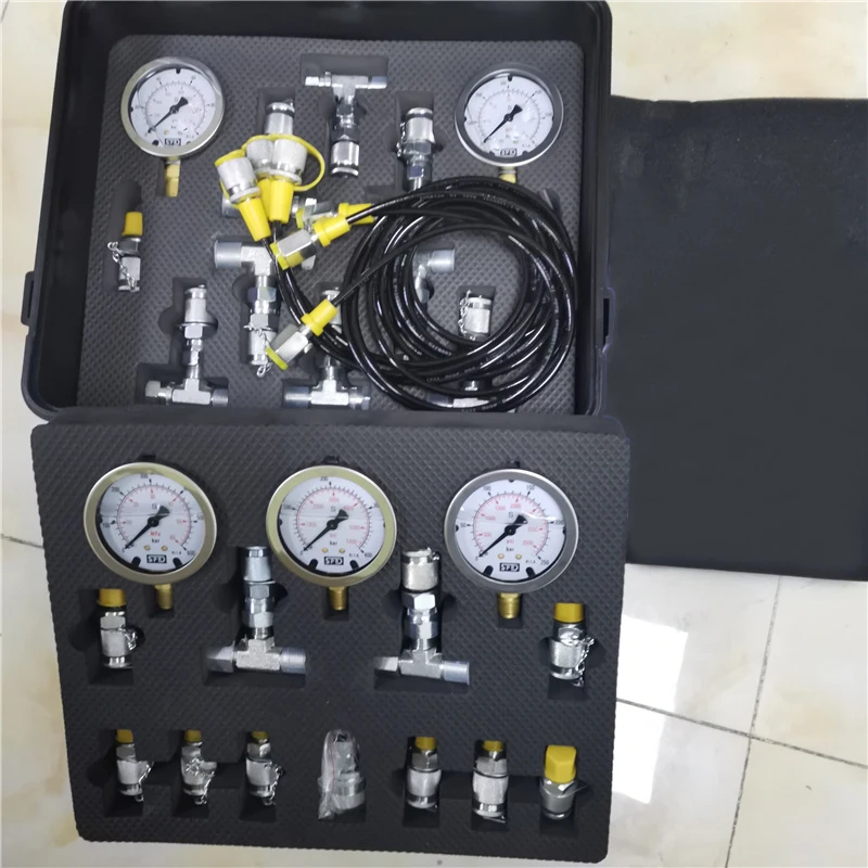 

Hydraulic pressure measuring instruments Kit 5 gauges set Pressure Diagnostic Tool