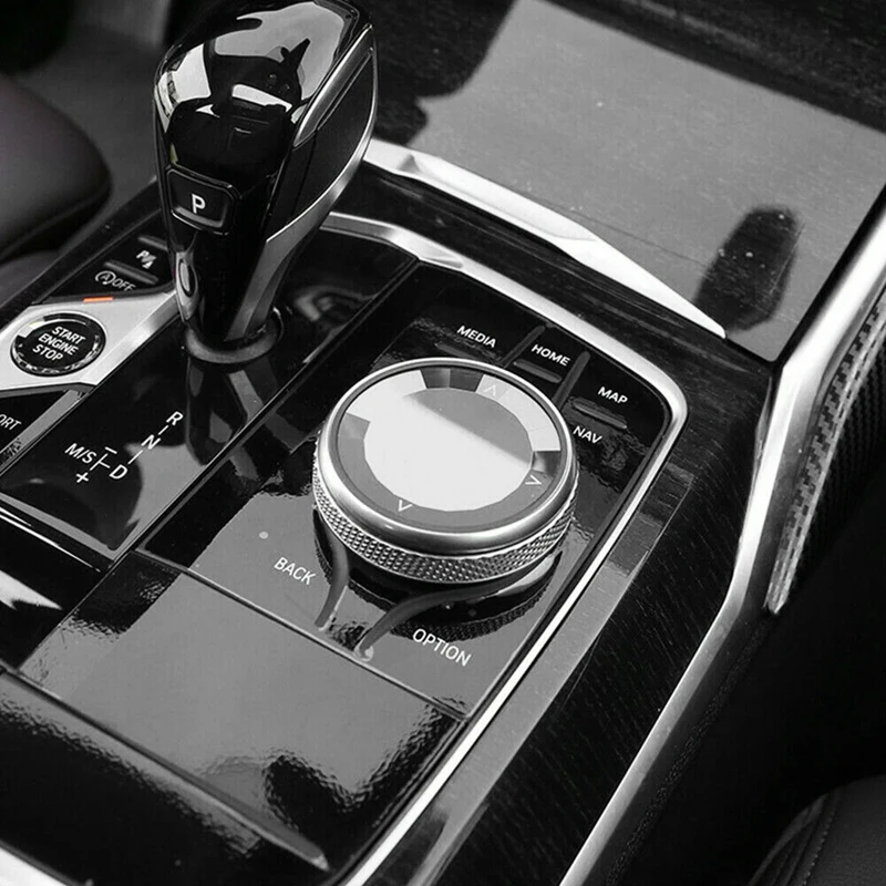 Car Crystal Multimedia Button Knob Cover Sticker Trim for BMW 3 8 Series G20 G28 X5 X6 X7 G05 G06 G07 G16 Z4