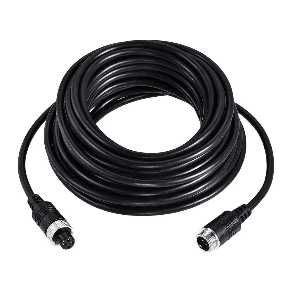 4 Pin Aviation Extension Video Cable Male To Female 3M 5M 10M 15M 20M 30M For Truck Bus Monitor Camera Connection wire