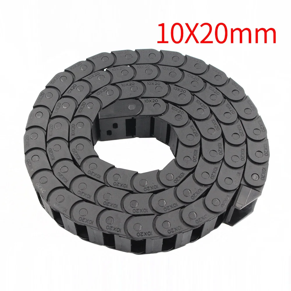 1 Meter Plastic Cable Chain 1M Wire Carrier Drag Chain With End Connector Chains for CNC Router Machine CNC Cable Channel