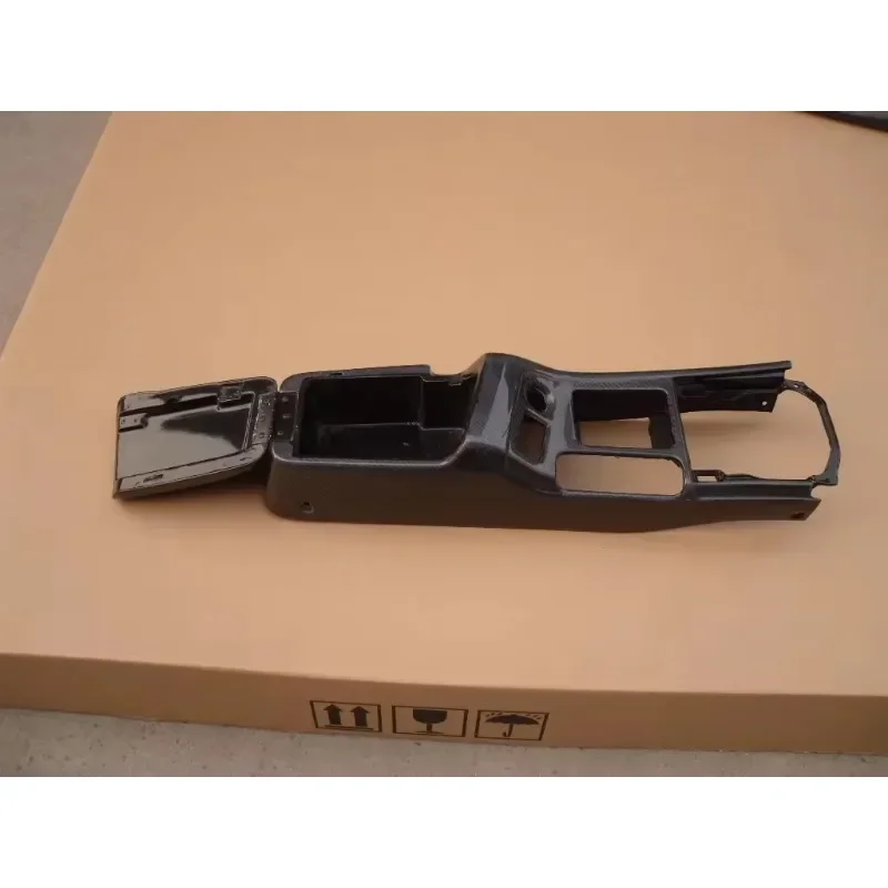 SAT137 لـ S13 سيلفيا 180SX 200SX صندوق مسند الذراع لوحدة التحكم المركزية من ألياف الكربون