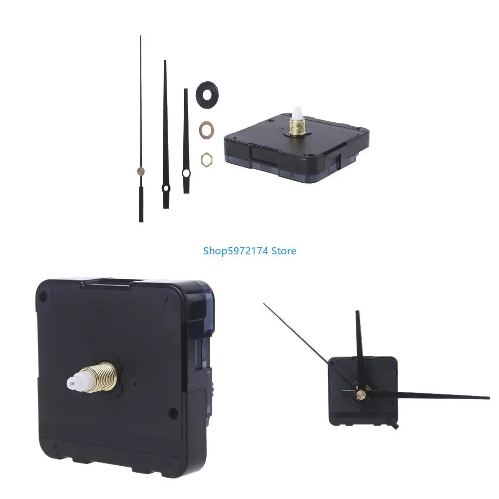 Y3NB Wall Clock Motor Movement Mechanisms Silent Battery Powered DIY Repair Parts Replacement with Long Hands