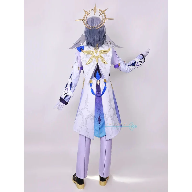 2025 이이 게임 혼카이 스타 레일 미스터 선데이 코스프레 의상 가발 로빈의 형제 애니메이션 역할 놀이 카니발 파티 의상