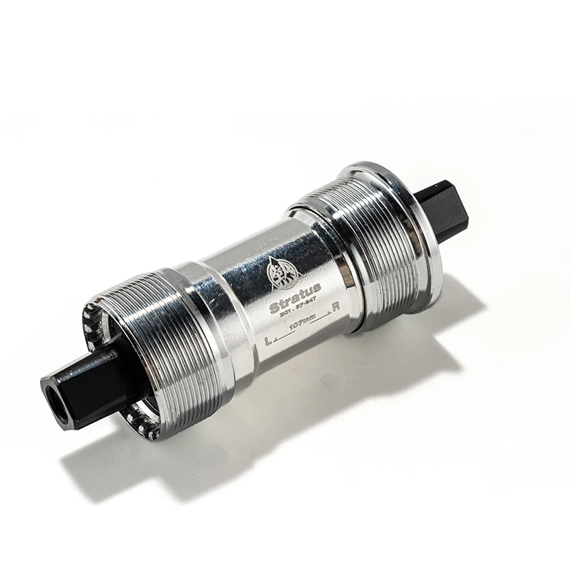 

ARDENTLY Велосипедный нижний кронштейн с квадратным отверстием, фиксированная шестерня, велосипедный шатун BB, резьбовой подшипник, полая ось, 103/107/1,5 мм, детали шатунов