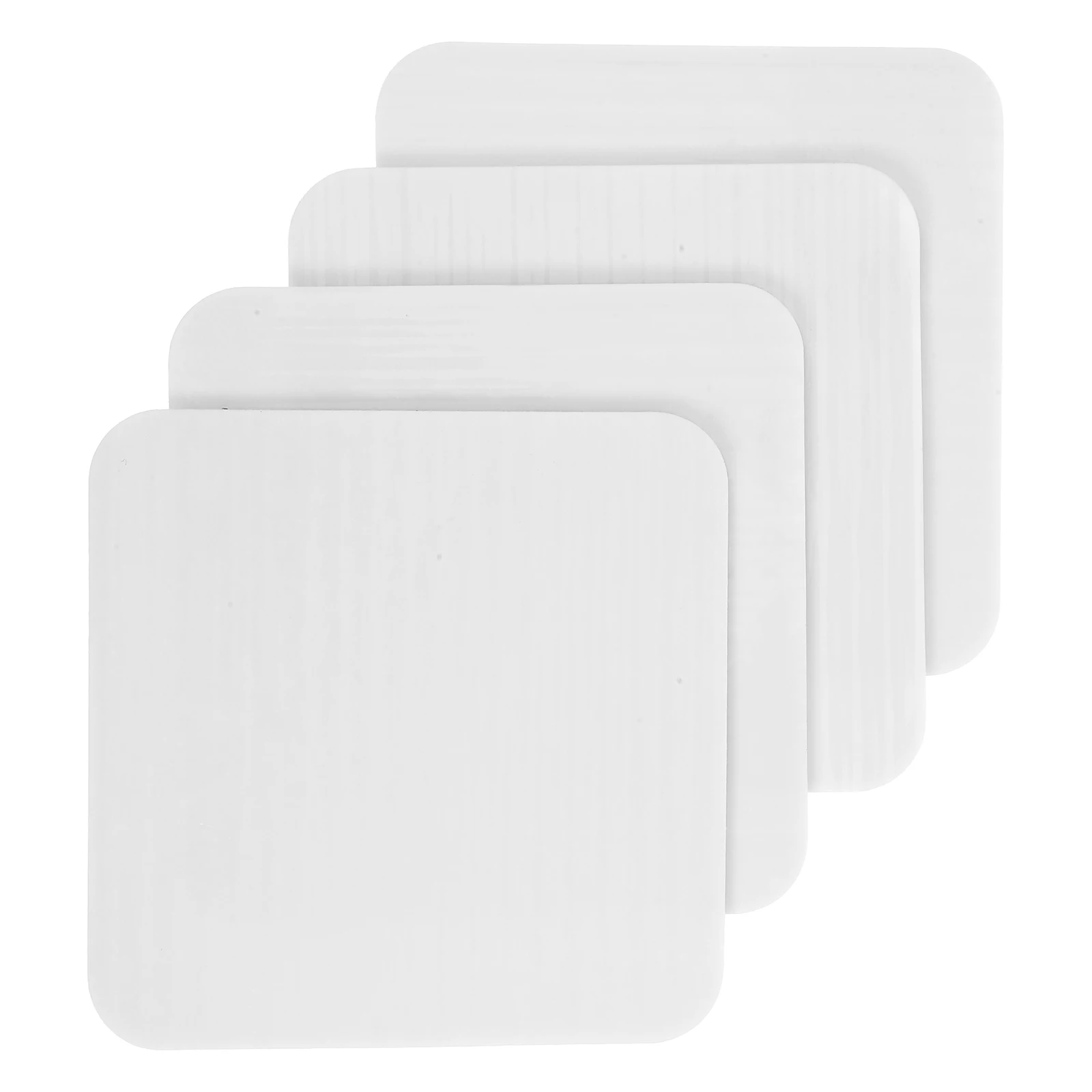 

4 Pcs Anti Slip Carpet Pad Stickers Washable Reusable Non Residue Adhesive For Hardwood Tile Floors