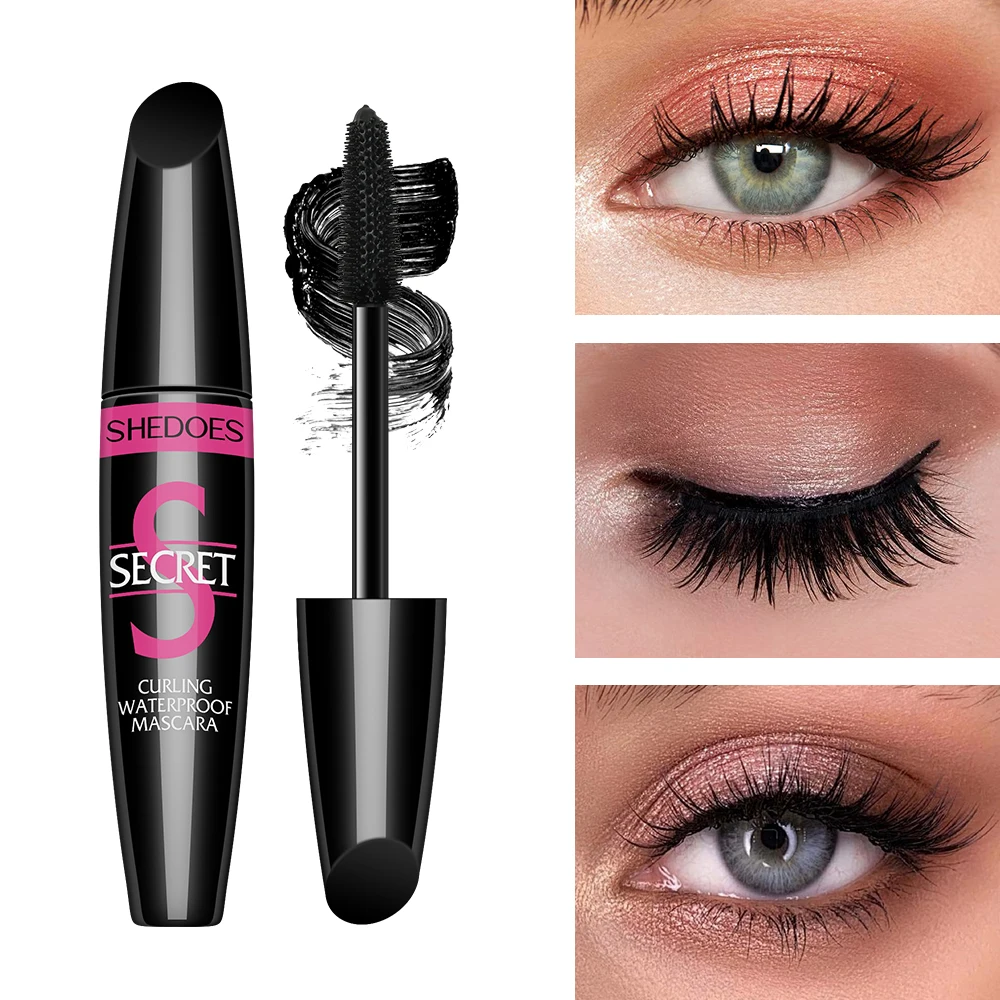 SHEDOES 1PCS-5D waterproof mascara, not easy to smudge, long, thick, curled and long-lasting shaping