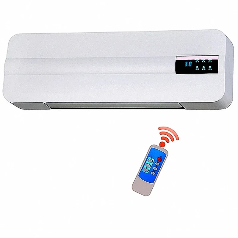 Electric Heater Wall-mounted Remote Control Heater Energy Saving Heater Bathroom Air-conditioning Heating Fan Machine