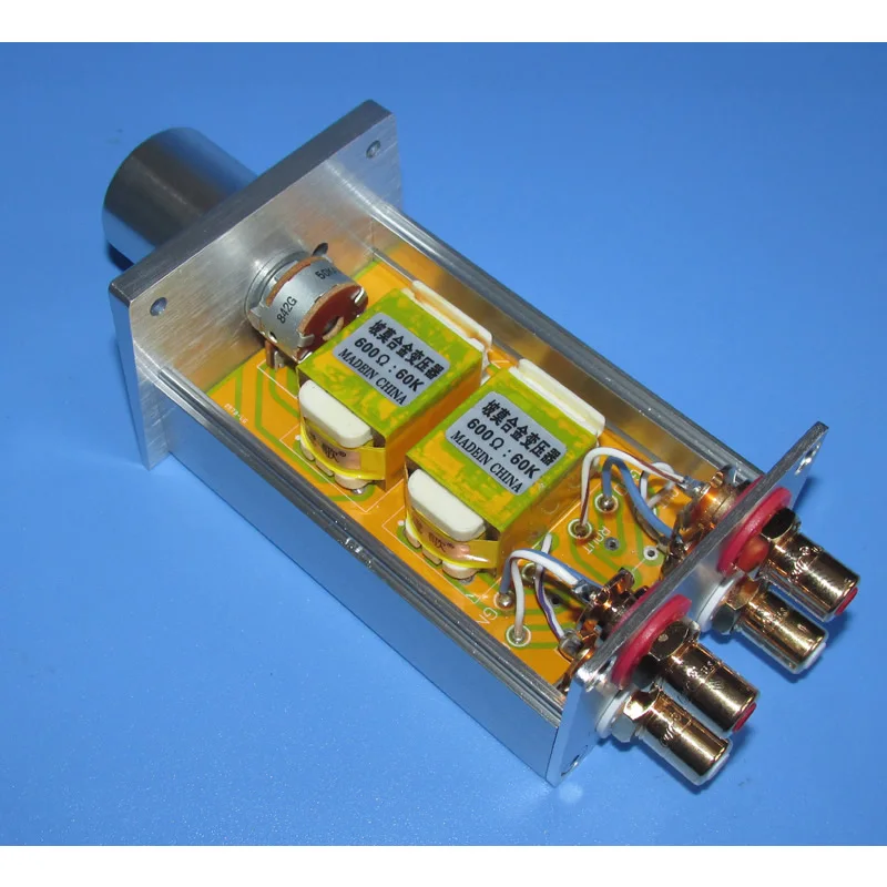 Permalloy 600Ω: 60K step-up transformer, 10 times magnification, ALPS potentiometer high-fax passive front controller