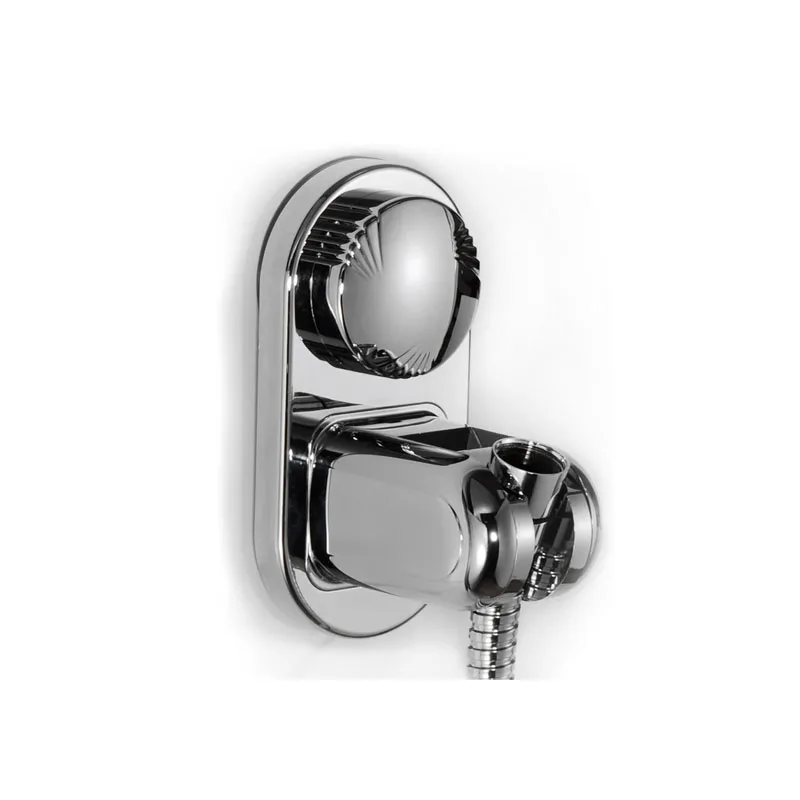 

Punch-free shower bracket Shower head base Adjustable 360°Rotating Bathroom Handheld Shower Head Bracket Shower Accessories