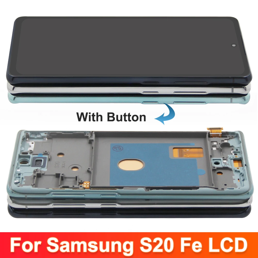 AMOLED LCD For Samsung S20FE LCD Screen For Samsung S20FE G870F LCD Screen Touch Digitizer Assembly