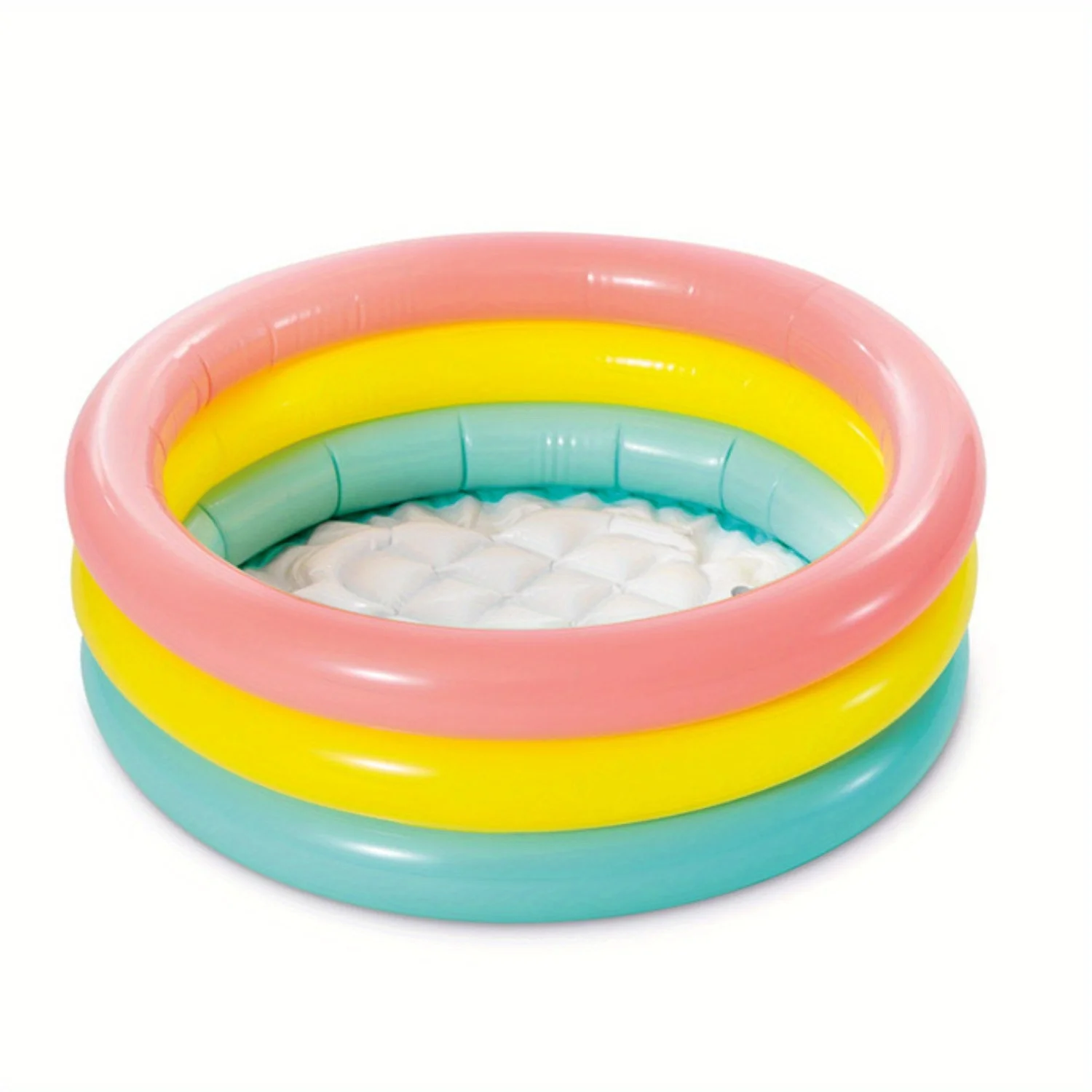 

Tricolor Inflatable Baby Paddling Pool Bath Sand Little Pool Ocean Ball Garden Round Inflatable Toddler Swimming Pool Portable