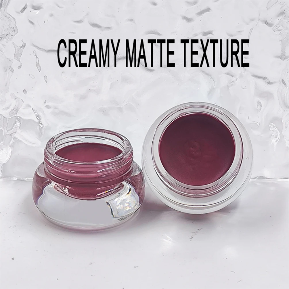Private Label Blush Cream Custom Logo Blusher Creamy Mud Soft Waxy Single Color Lip Mud Matte Waterproof Long-lasting Makeup