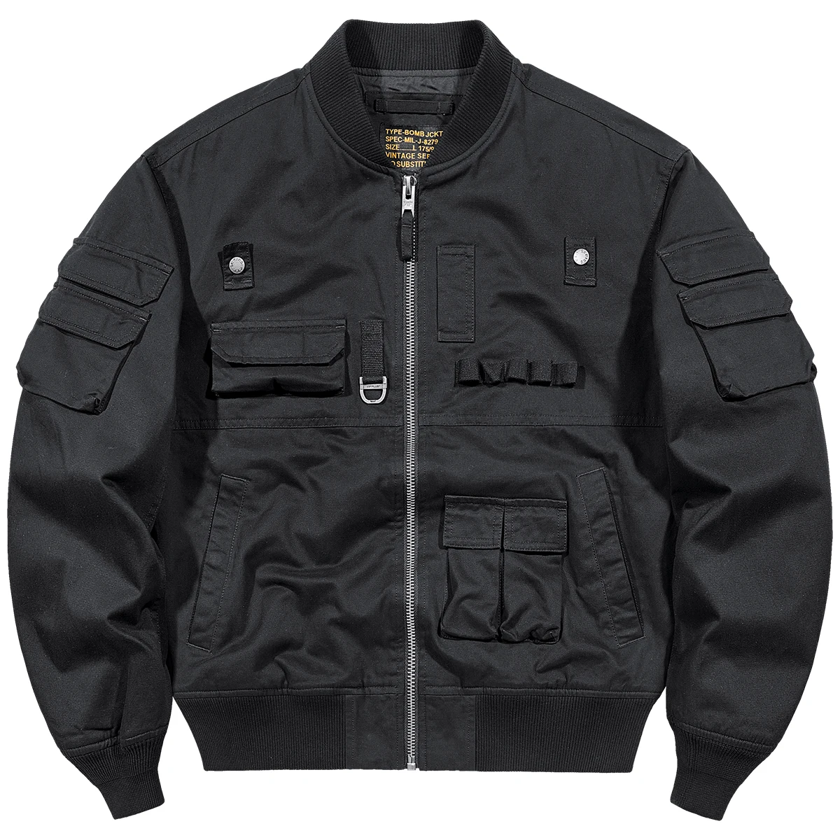 

Мужская свободная хлопковая бейсбольная куртка VIP в американском винтажном стиле, демисезонная, повседневная, рабочая, с множеством карманов