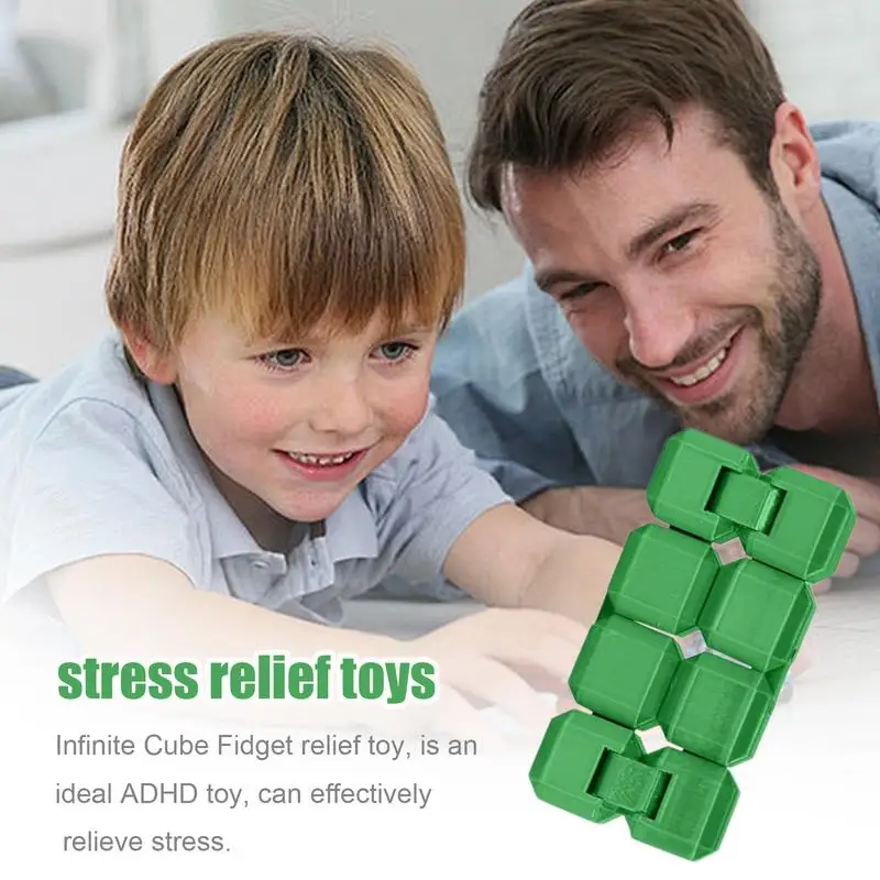 Cool Fidget Speelgoed 3D Stress Relief Speelgoed Fidget Speelgoed Stress Kubus Puzzel Kubus Speelgoed Volwassen Puzzelspellen Handpuzzel Voor Volwassenen Kinderen