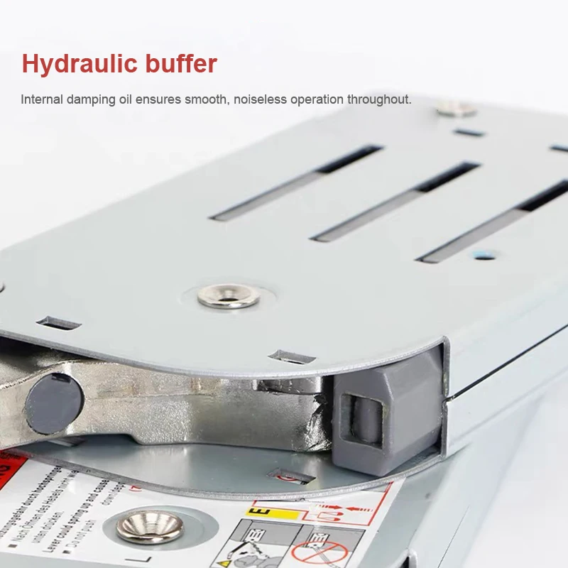 Heavy Duty Soft Close Hydraulic Gas Strut Cabinet Flap Lift Support Bi-Fold Door Lid Stay Hinge Accessories