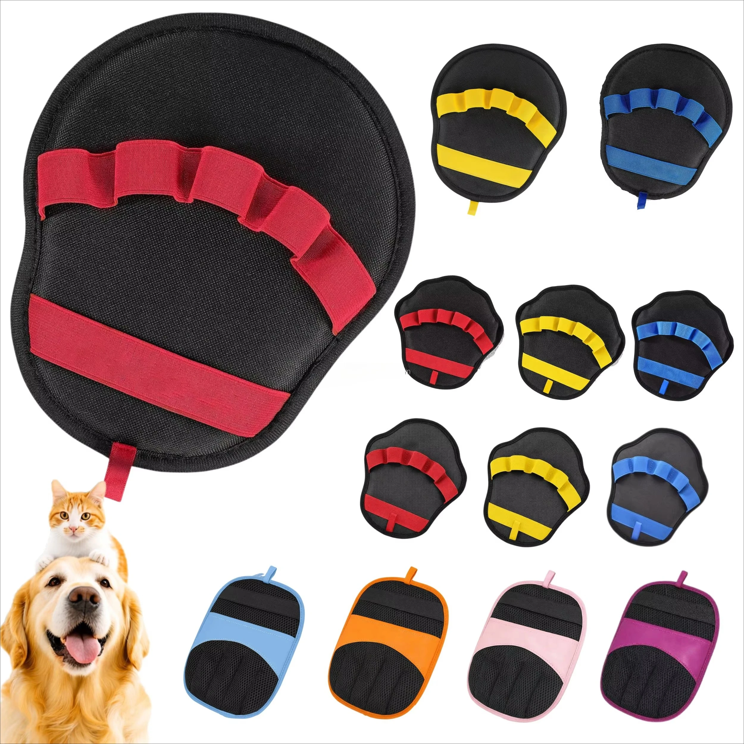 

Various Pet Hair Magic Brush with 5-Finger Design Reusable Electrostatic Hair Lint Remover Glove for Carpet Clothing Couch