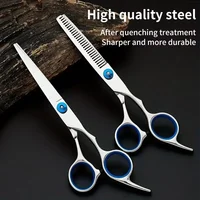 Hairdressing Scissors Stainless Steel Professional Hairdressing Scissors Cutting Thinning Scissors Barber Shear Home Salon 2