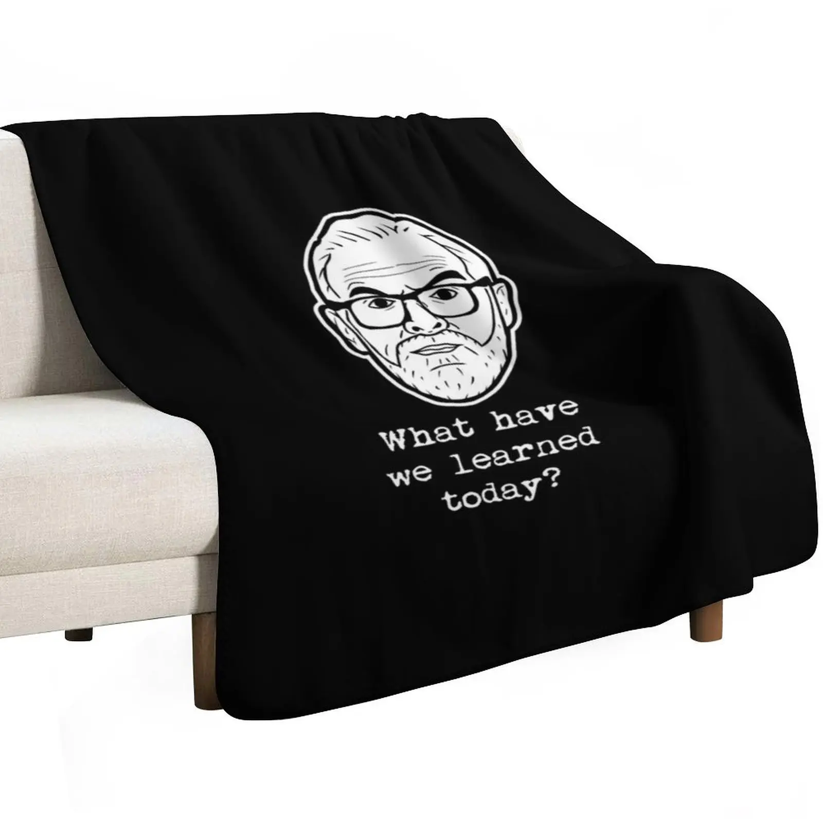 Taskmaster - What have we learned today - Greg Davies Classic T-Shirt Throw Blanket Stuffeds Luxury Thicken Blankets