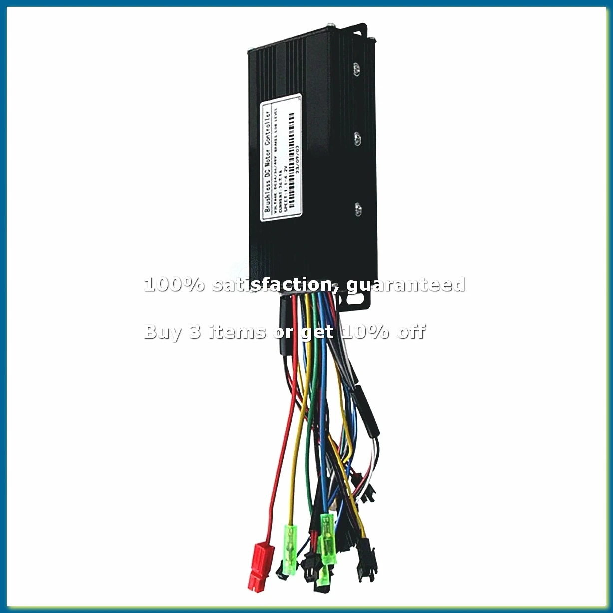 36V 48V 500W 750W 26A Three Mode Brushless Controller with Speed Limit Line for Ebike Electric Scooter-A49I