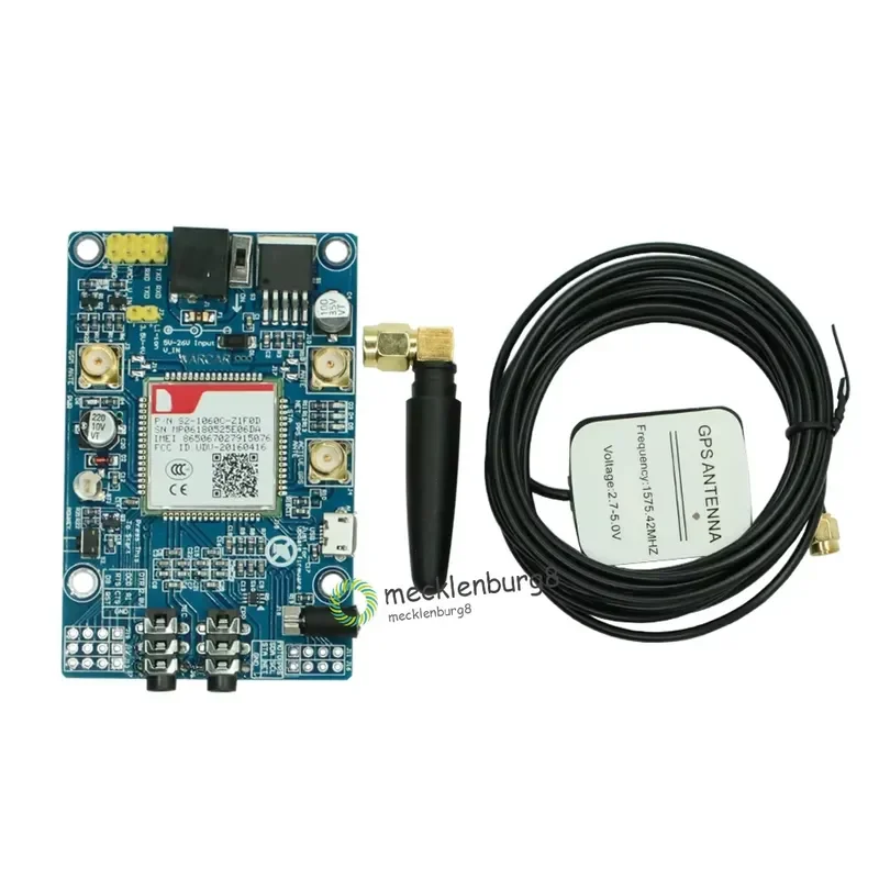 SIM808 Module GSM GPRS GPS Development Board SMA With GPS Antenna For Arduino