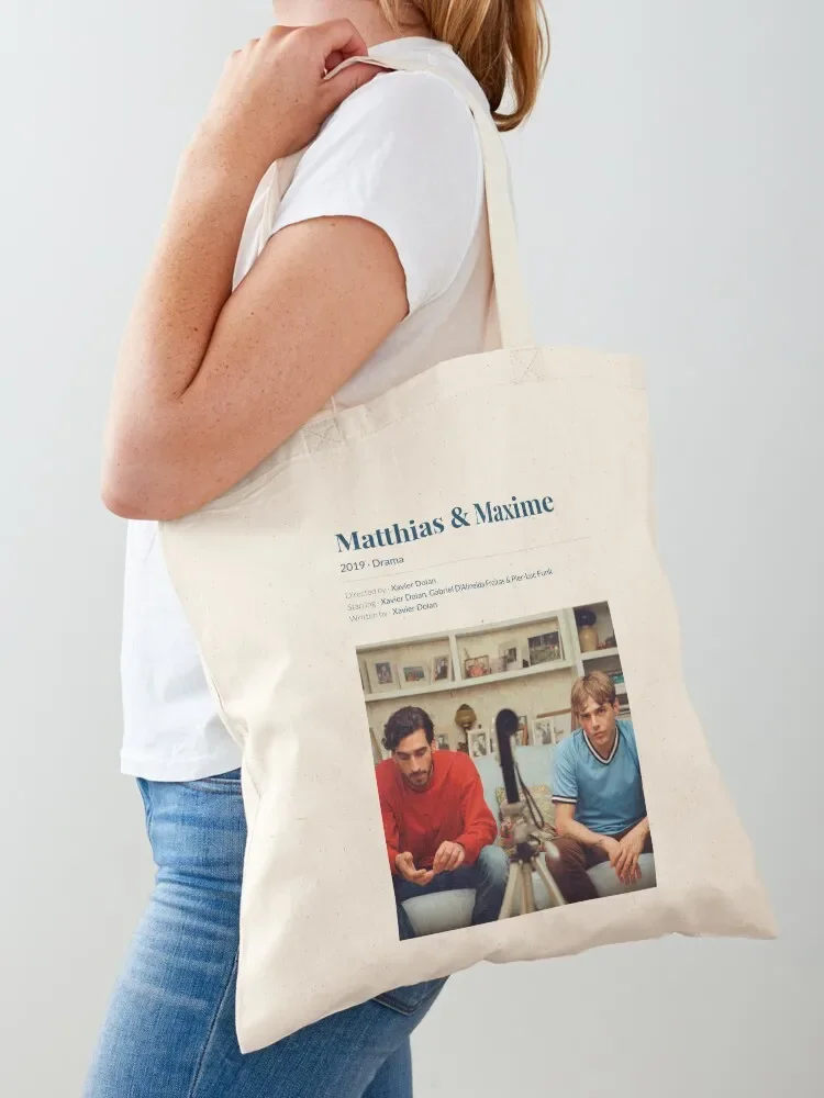 Matthias & Maxime (2019) Xavier Dolan Movie Tote Bag Handbags bags woman 2025 Tote Bag