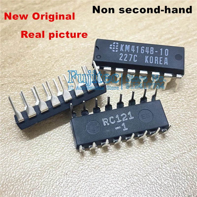 10PCS KM4164B-10 KM4164B-12 KM4164B-15 4164 KM4164B DIP16 64K x 1-bit