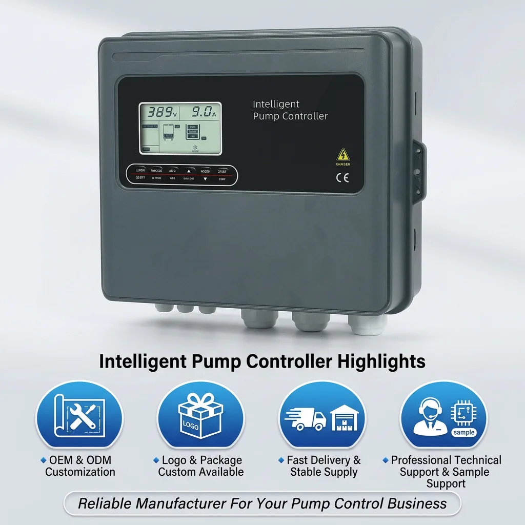 Farmland Garden Auto Water Pump Controller Irrigation Controller Intelligent Timing Pump Control